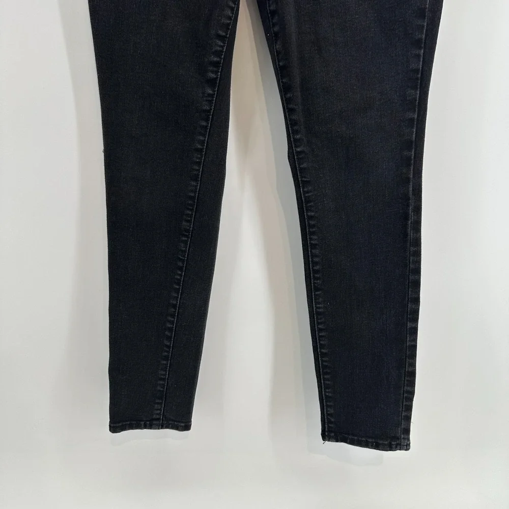 Old Navy Jeans Womens 8 Short Black High Rise Rockstar Super Skinny Everyday‎